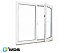 Окно WDS 60 белое. 1150х1450. Сложное открывание.